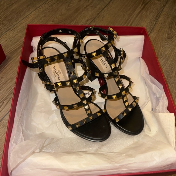 Valentino Block Sandals with Straps 90 MM - Picture 4 of 6